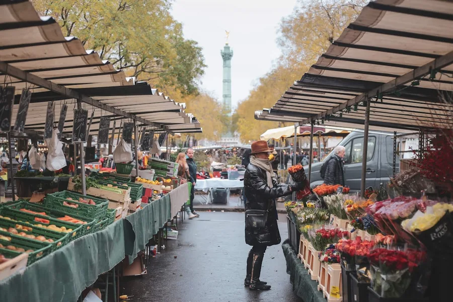 Paris fresh produce market hygiene France
