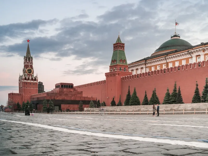 Moscow Kremlin walls and towers Russia walking tour