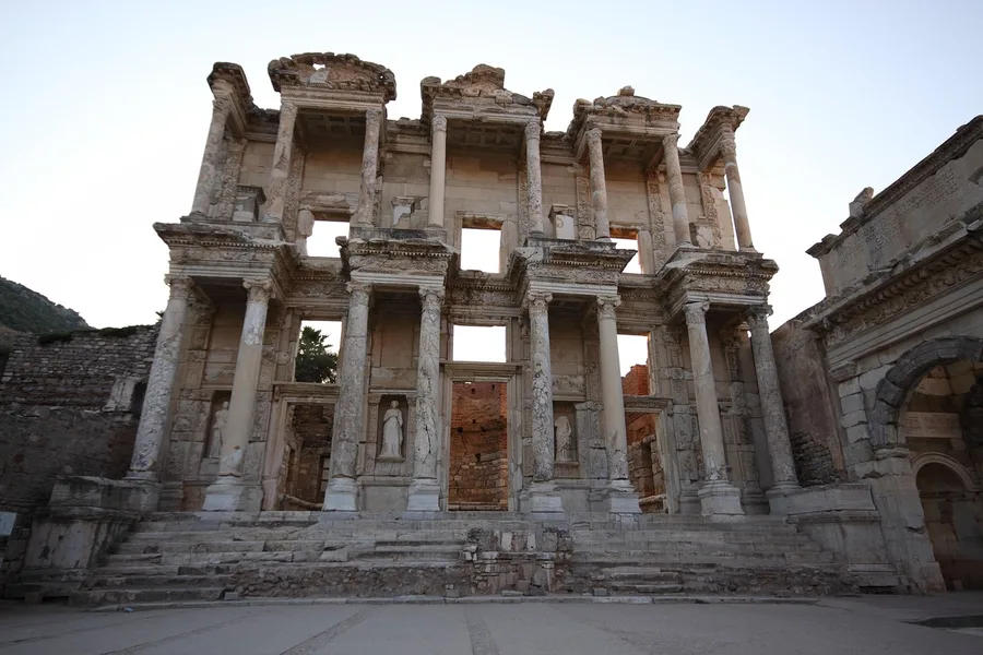 Ephesus ancient ruins library Turkey Istanbul Turkey