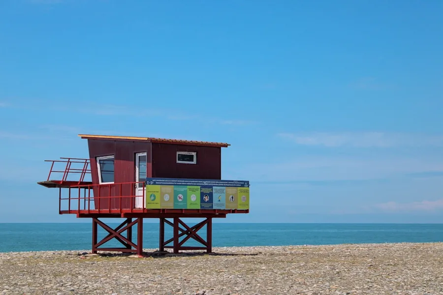 Batumi beach Georgia