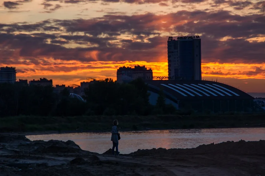 Gorky Park Kazan nature walking trail Russia