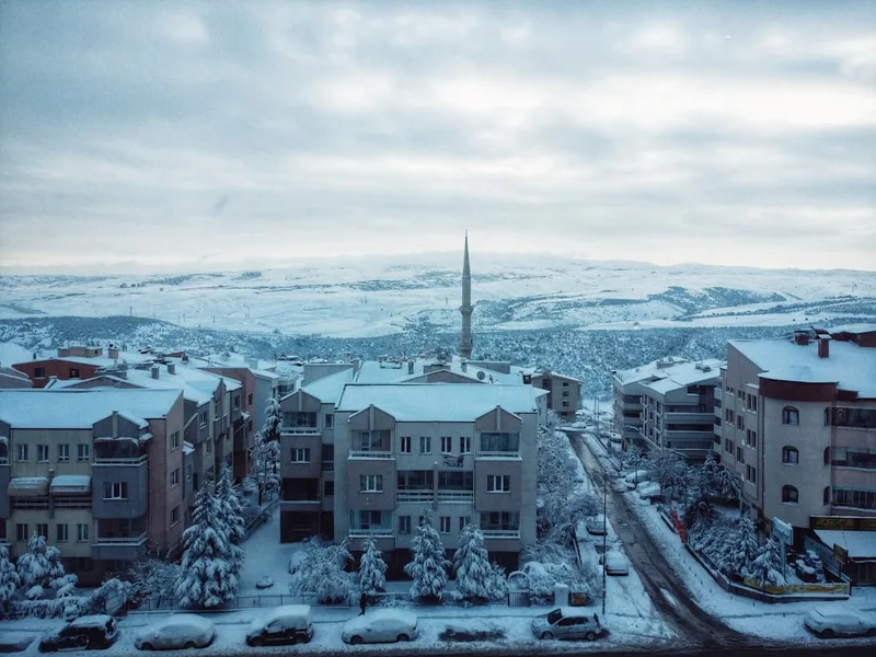 budget apartment building Ankara Turkey exterior