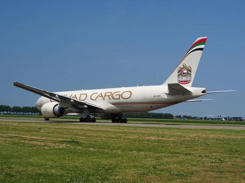 Etihad Airways aircraft at Abu Dhabi International Airport