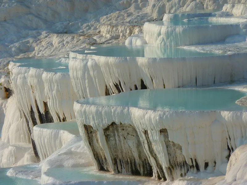 Pamukkale travertine pools family fun Turkey Istanbul Turkey