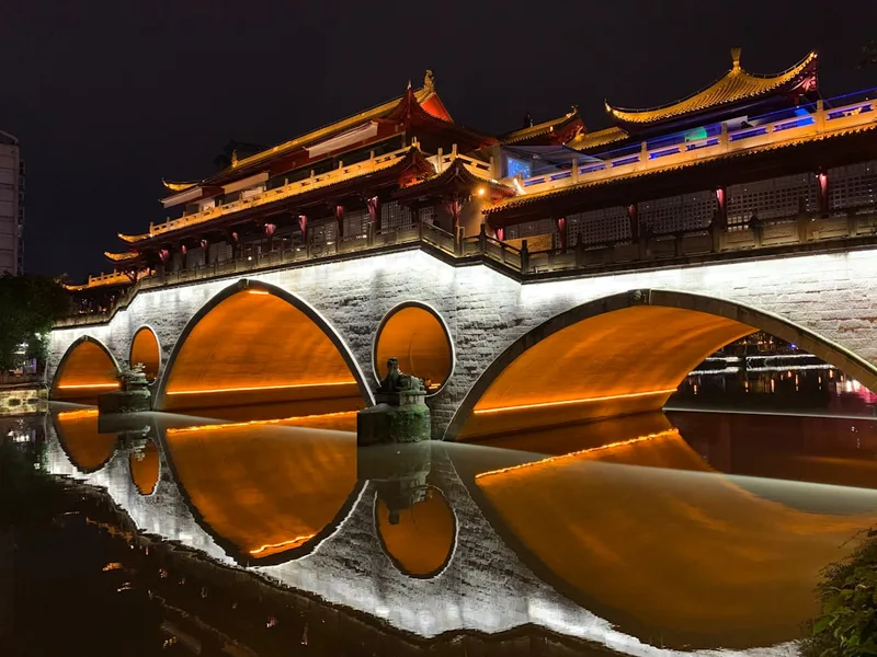 Xian city wall China Chengdu China