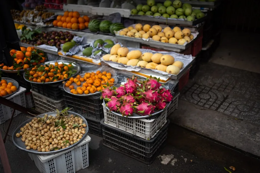 Vietnam street food market