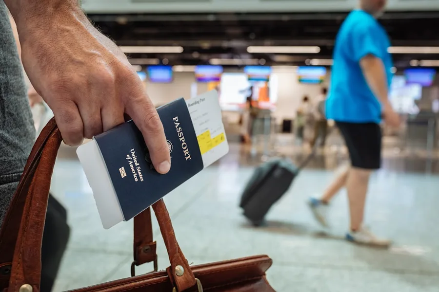 travel airport passport control