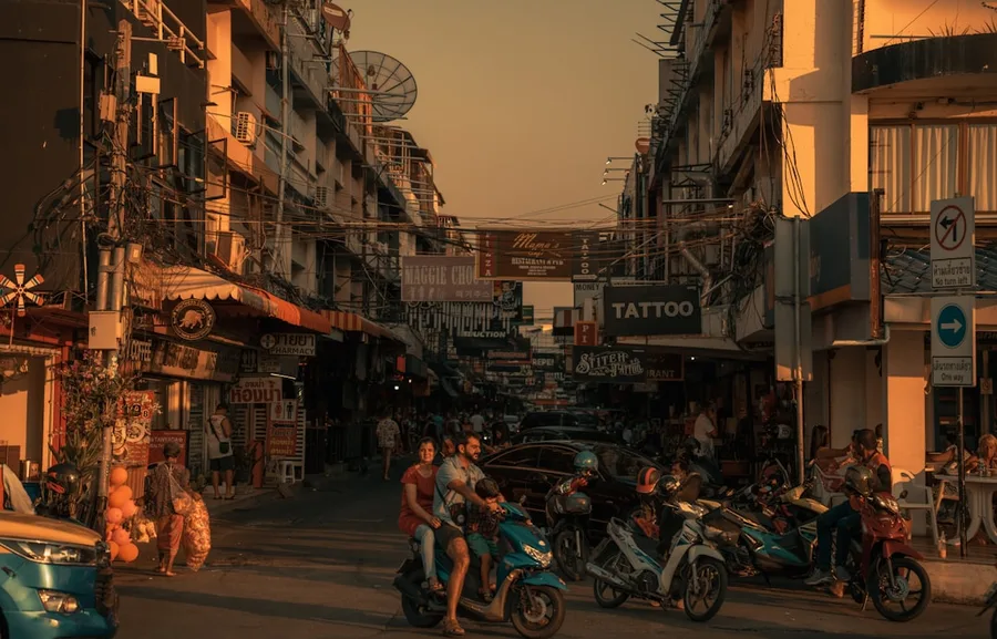 Walking Street Pattaya Thailand bar neon signs Kotor Montenegro