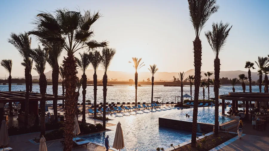 Soma Bay resort aerial view Egypt