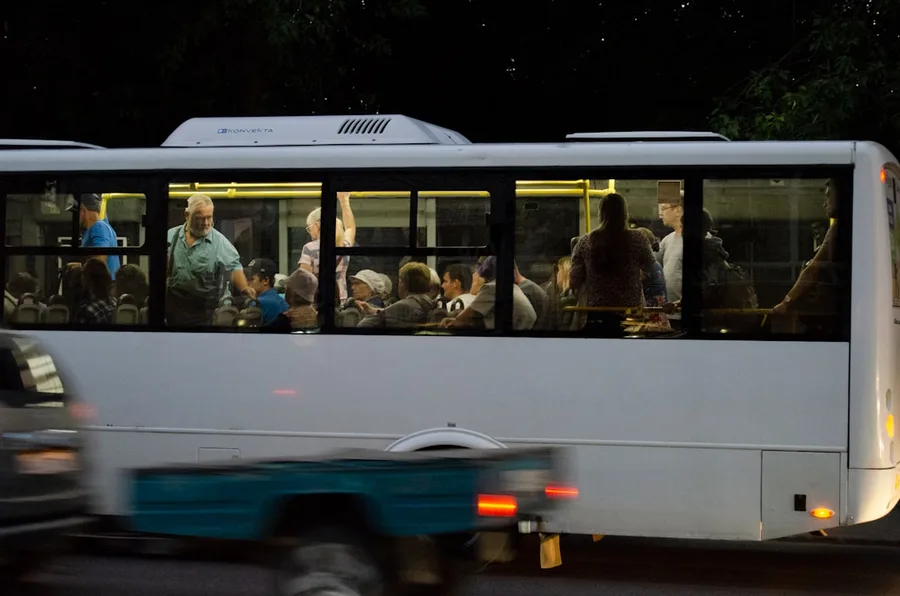 city bus stop Kirov Russia