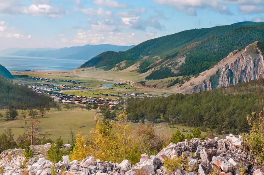 secluded wooden house near railway 149 km Circum-Baikal Lake Baikal