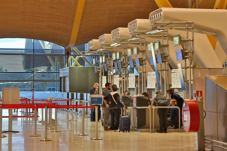 Bodrum Turkey airport lowcost airline check-in counters Marmaris Turkey