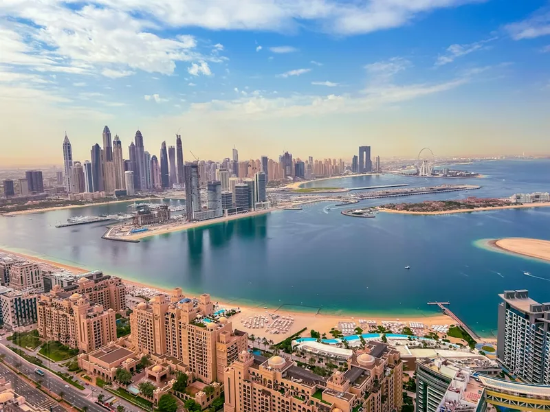 Dubai Marina beach January 2026 UAE
