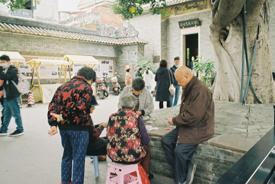 metro station Guangzhou China passengers