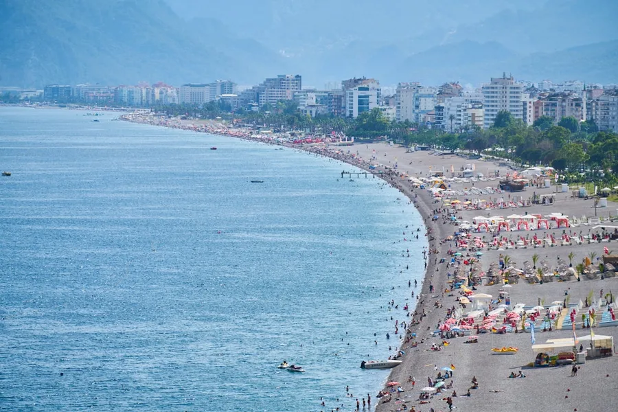 Antalya Konyaalti beach park budget Turkey elderly Side Turkey