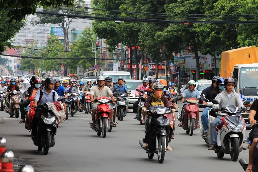 motorbike road Nha Trang to Dalat Vietnam Ho Chi Minh City Vietnam