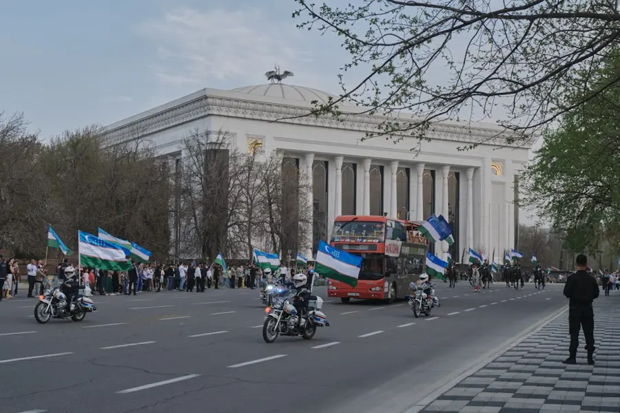 Uzbekistan flag desecration law news