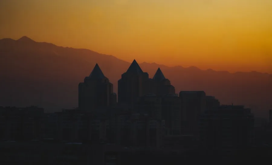 Almaty city Kazakhstan mountains