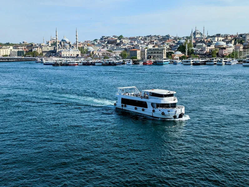 Bosphorus ferry cruise Istanbul Turkey