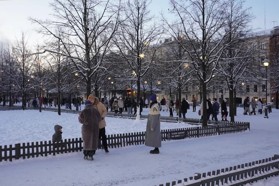 less crowded Pavlovsk park family walk Saint Petersburg Russia