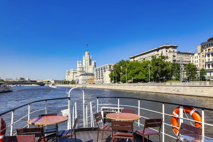 Astrakhan Volga embankment tourist cafe prices Russia