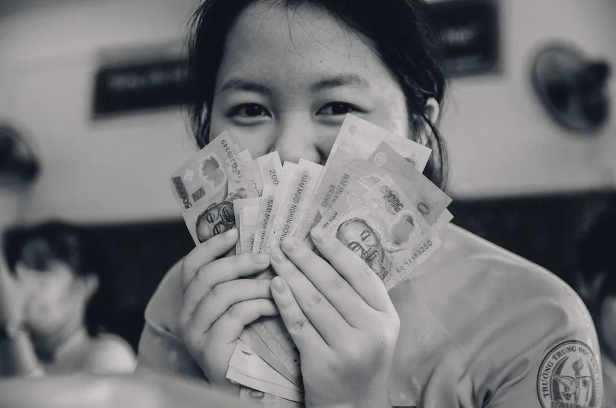 Vietnam currency dong banknotes