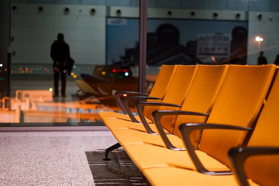 Baiyun Airport customs hall Guangzhou China Kotor Montenegro