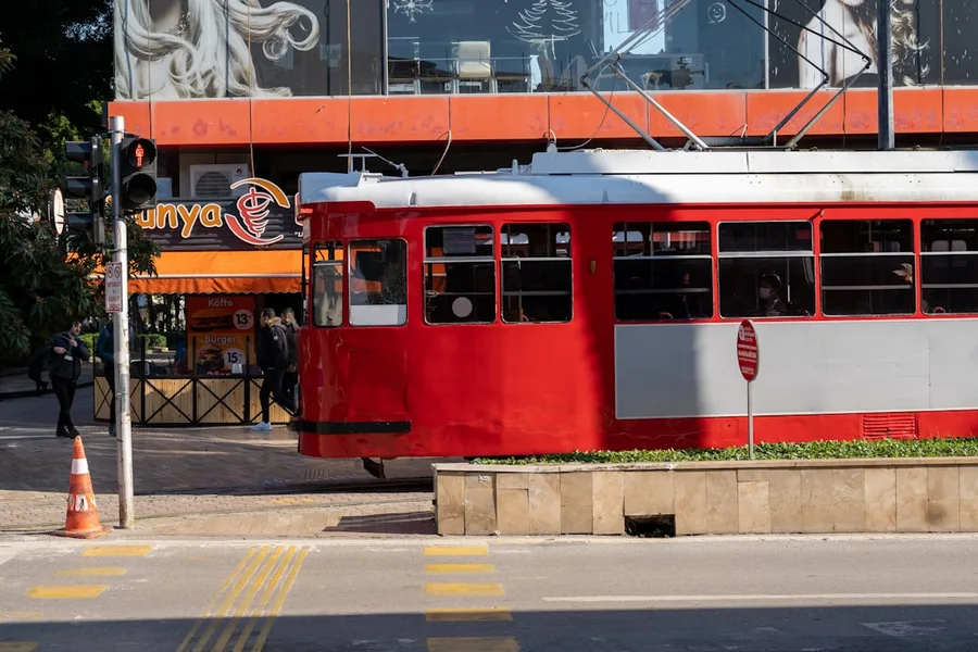 Antalya tram public transport card Turkey