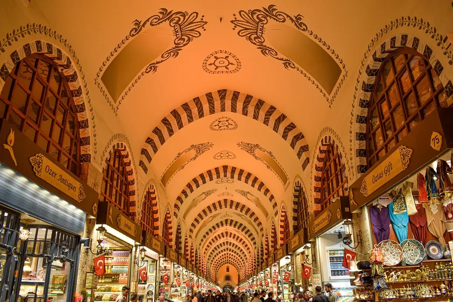 Grand Bazaar Istanbul Turkey shopping with digital currency budget Osh Kyrgyzstan
