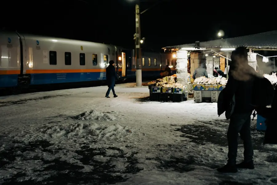 Aktau Mangystau train station waiting hall Kazakhstan