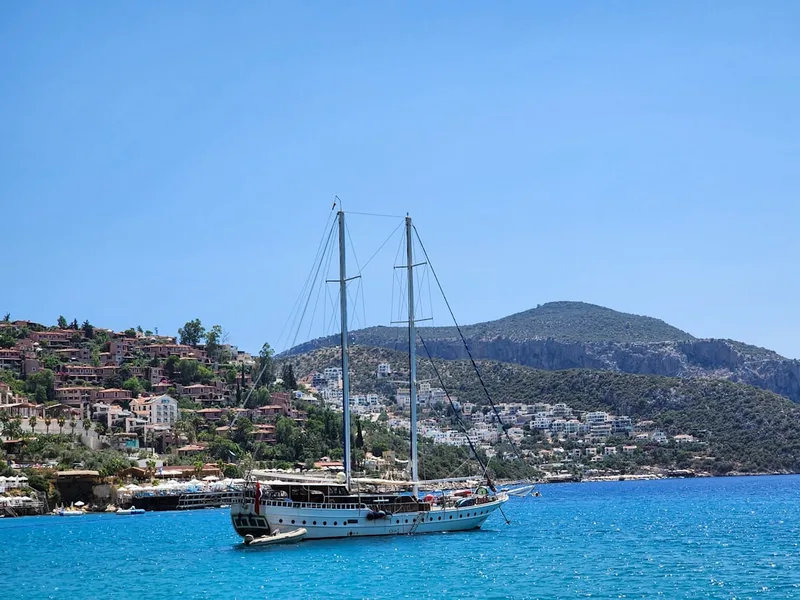 Kas Turkey yacht tour Kekova sunken city Antalya Turkey