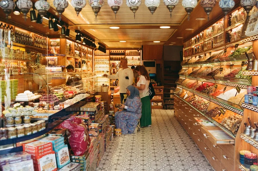 cheap Turkish supermarket food for travel Antalya budget