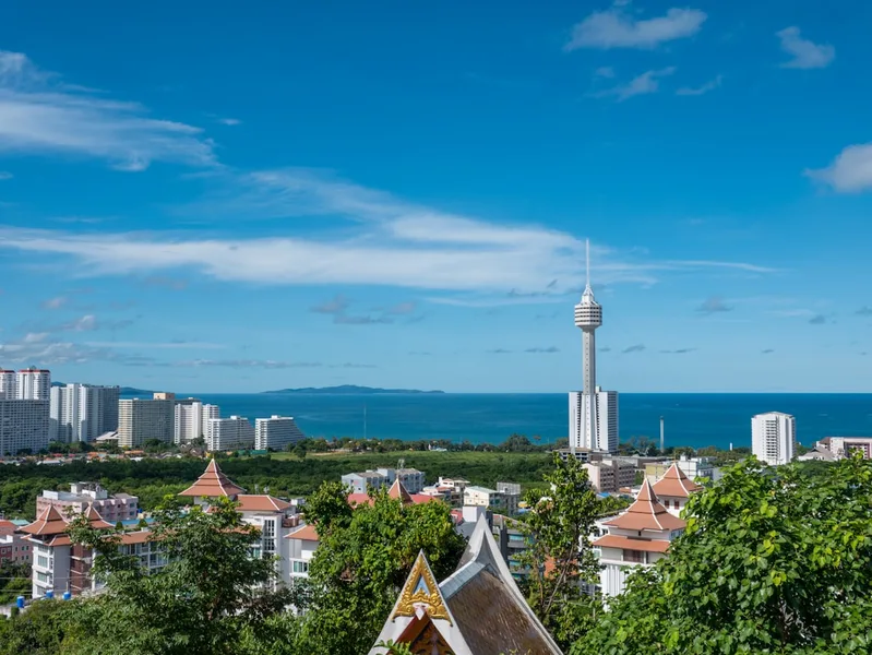 affordable studio condo Jomtien Pattaya Thailand long term rent