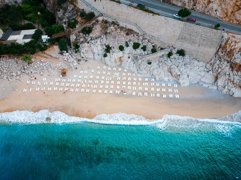 free beach Kaputas Kas Turkey