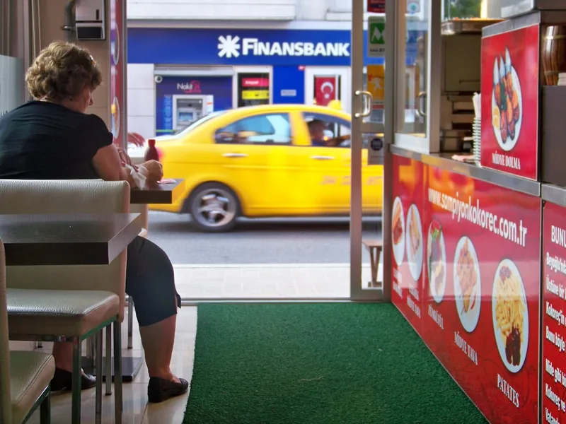 Tax Free refund kiosk at Istanbul Airport Turkey Kotor Montenegro