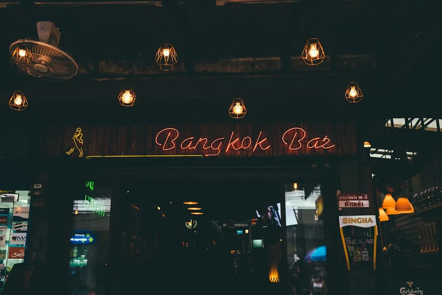 Bangkok nightlife bar overcharged bill receipt scam Thailand