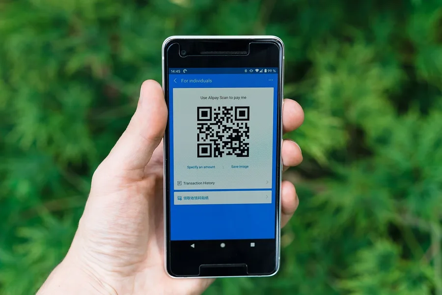 Dolmahce Palace ticket office Istanbul crypto payment QR code