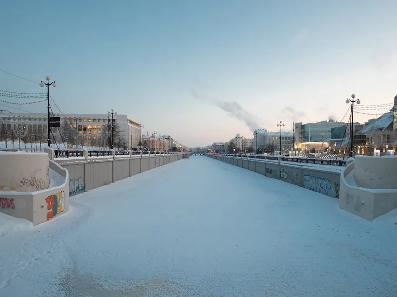Bauman Street pedestrian Kazan Russia