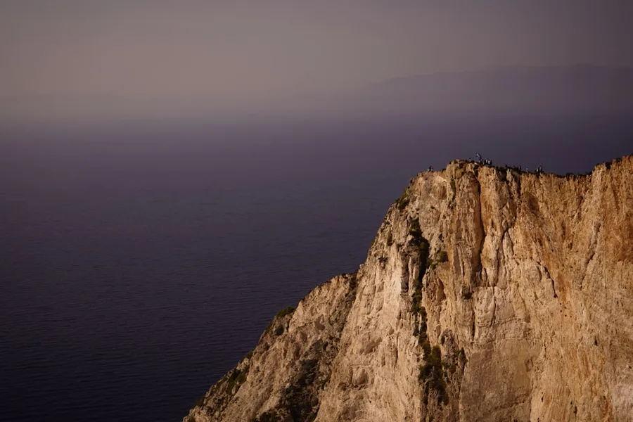 Chimera eternal flame Olympos night Mount Olympus Greece