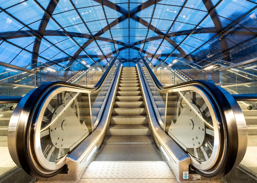 Kazan metro station escalator accessibility Russia Oman
