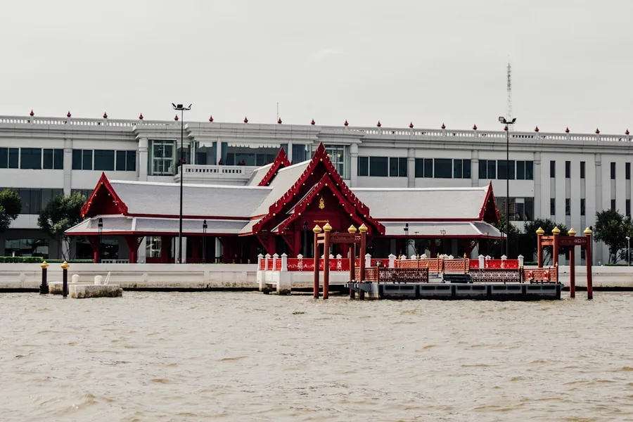 ferry terminal Donsak Surat Thani Thailand Bangkok Thailand