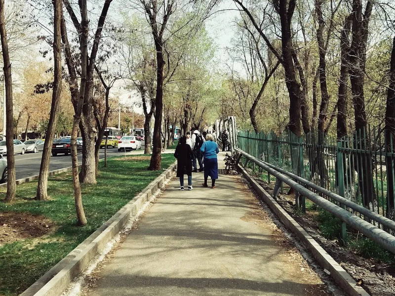 pedestrian crossing street Yerevan Armenia