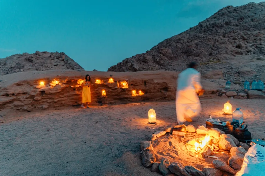 Dahab lighthouse promenade evening Egypt Sharm el-Sheikh Egypt