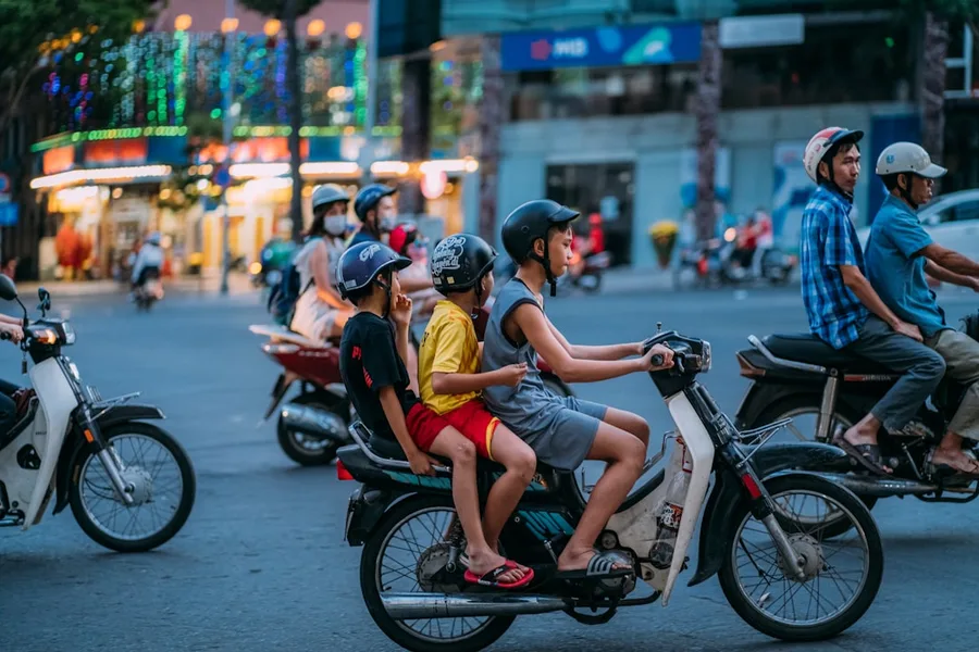 crypto USDT payment scooter rental Vietnam mobile app screen Ho Chi Minh City Vietnam