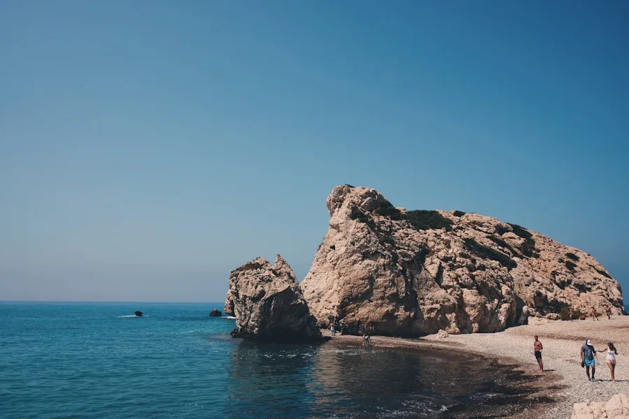 Cyprus beach family