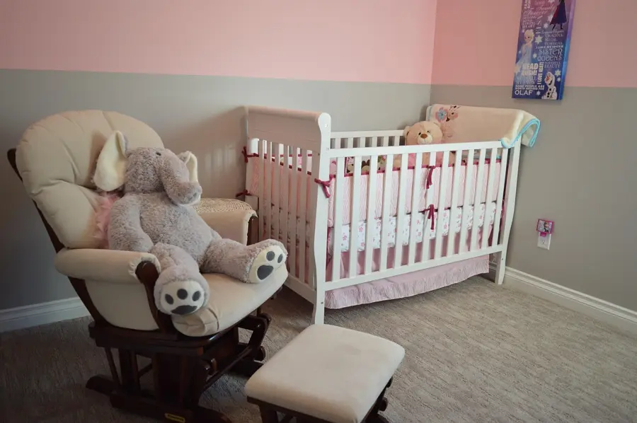 baby crib in family room Altai resort interior