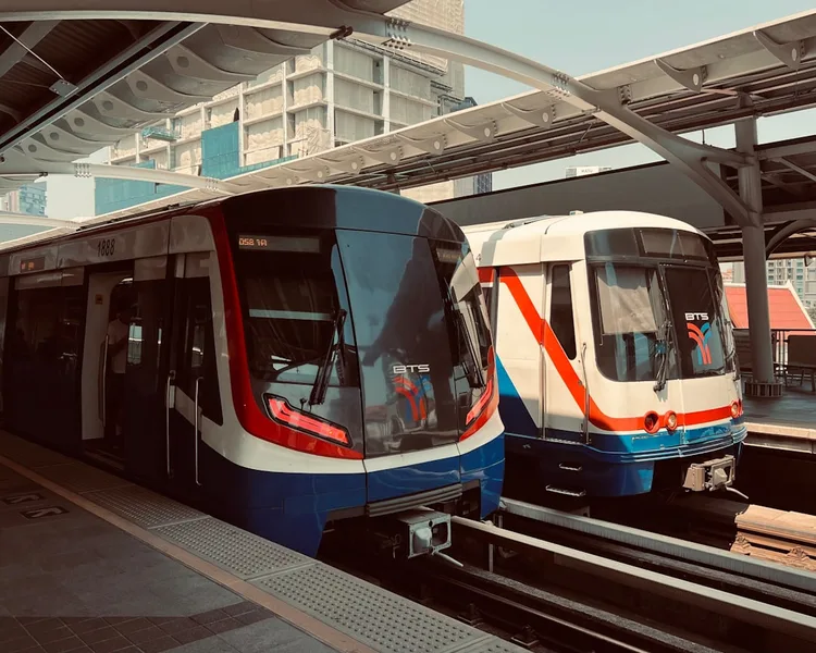 BTS Skytrain Bangkok Thailand