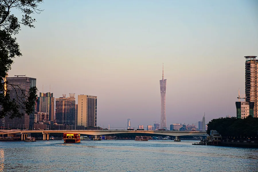 Canton Tower skyscraper cityscape Guangzhou China