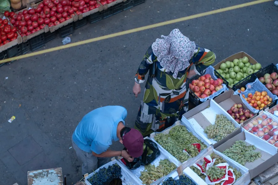 Namangan local bazaar market Uzbekistan Tashkent Uzbekistan