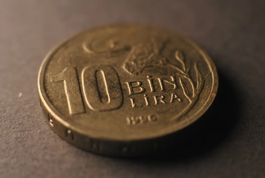 Turkish lira cash versus bank card hidden fees closeup